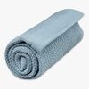 Vinter & Bloom Soft Grid Hæklet Babytæppe, Dim Blue