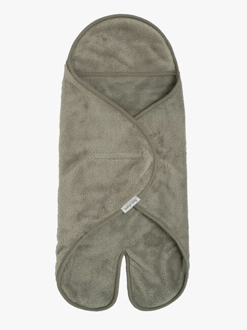 Baby's Only Hooded Baby Tæppe med Fødder Cozy, Urban Green