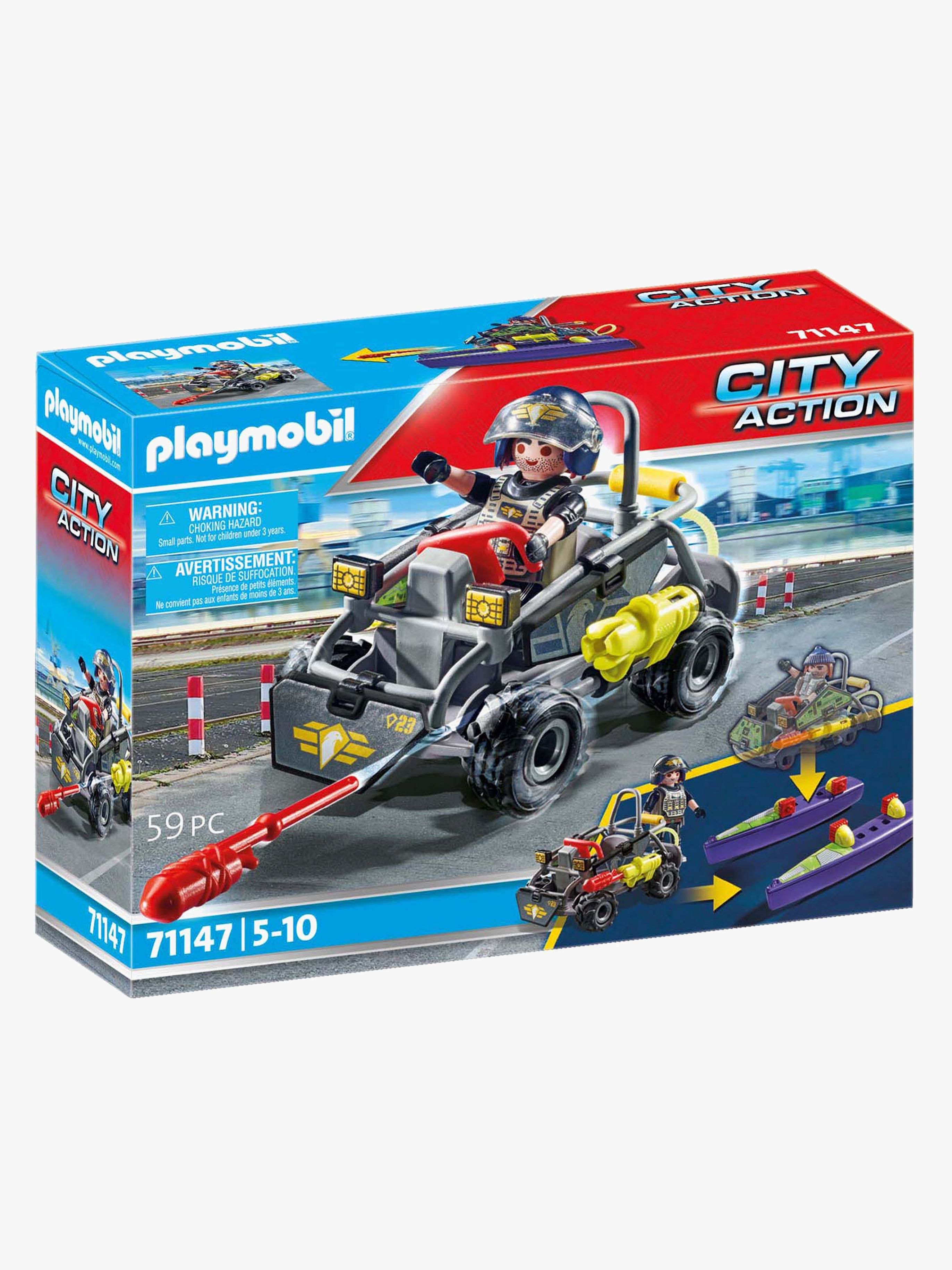Playmobil 71147 City Action Byggesæt Indsatsstyrkens Alsidige Terrængående ATV