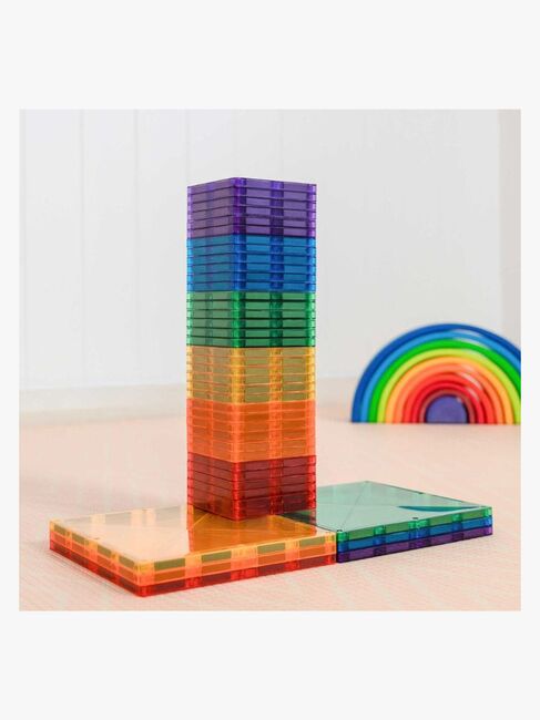 Connetix Magnetiske Byggeklodser Rainbow Square 42 Dele