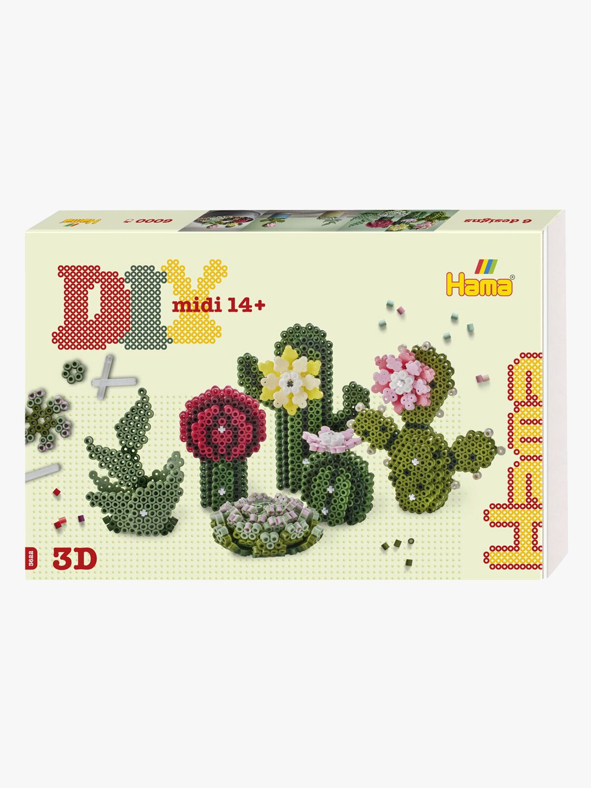 Hama 3D Sukkulenter Perlesæt 6000 Stk.