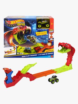 Hot Wheels Monster Trucks Racerbane Snake Slam Takedown
