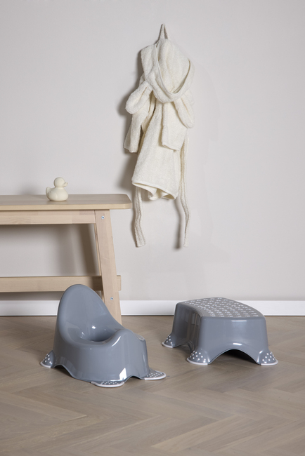 Beemoo CARE Anti-Slip Potte &  Skammel, Grå