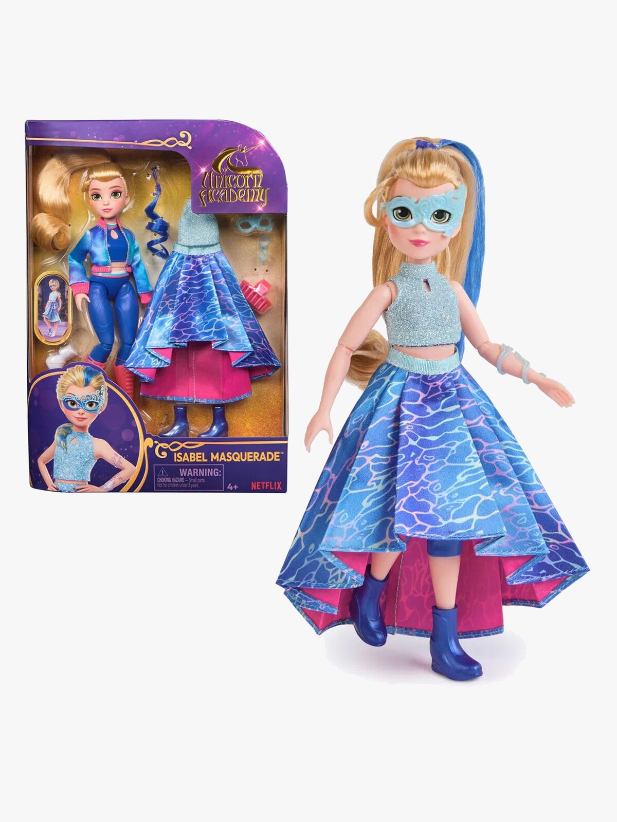 Unicorn Academy Dukke Isabel Masquerade 24 cm