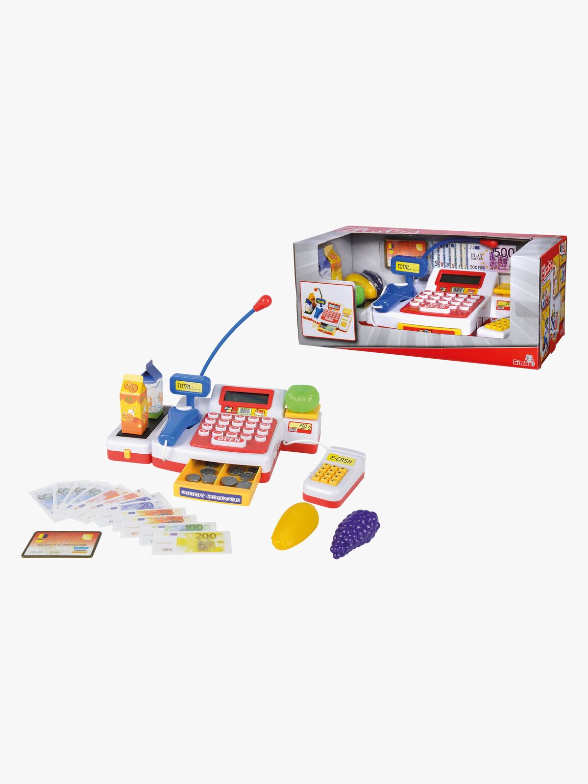 Simba Toys Kasseapparat med Scanner