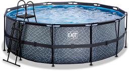 EXIT Pool & Sandfilterpumpe 427x122 cm, Stone