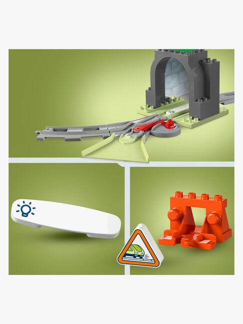 LEGO DUPLO Town 10425 Togtunnel og spor – udvidelsessæt