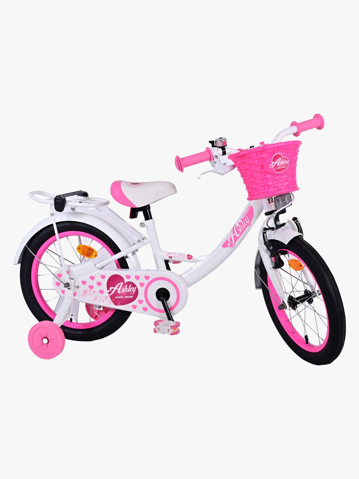 Volare Ashley Cykel 16 Tommer, Hvid