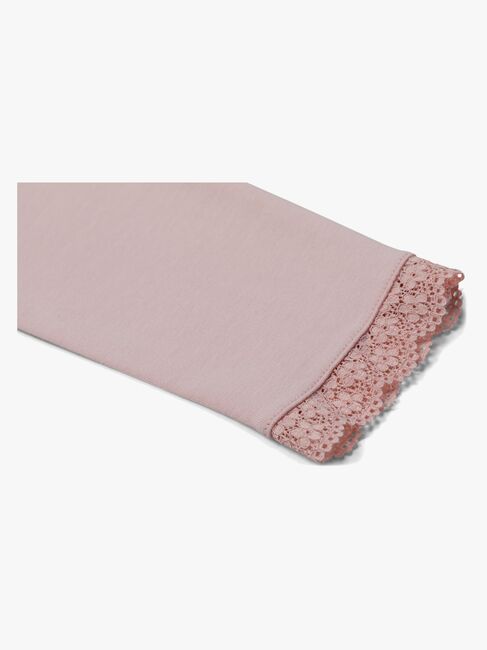 Petite Chérie Atelier Amandine Leggings 2-Pak, Pink/White