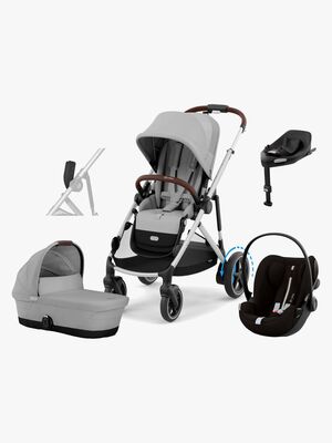 Cybex e-GAZELLE S Duovogn inkl. Cloud G i-Size Plus & Base, Stone Grey