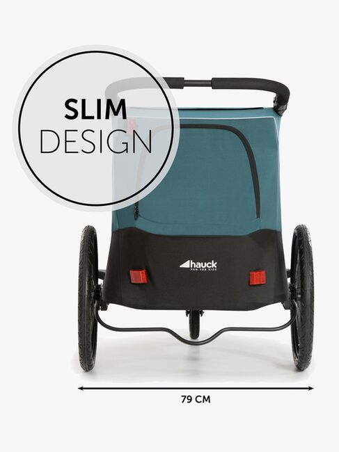 Hauck Dryk Duo Cykelanhænger, Ocean Green