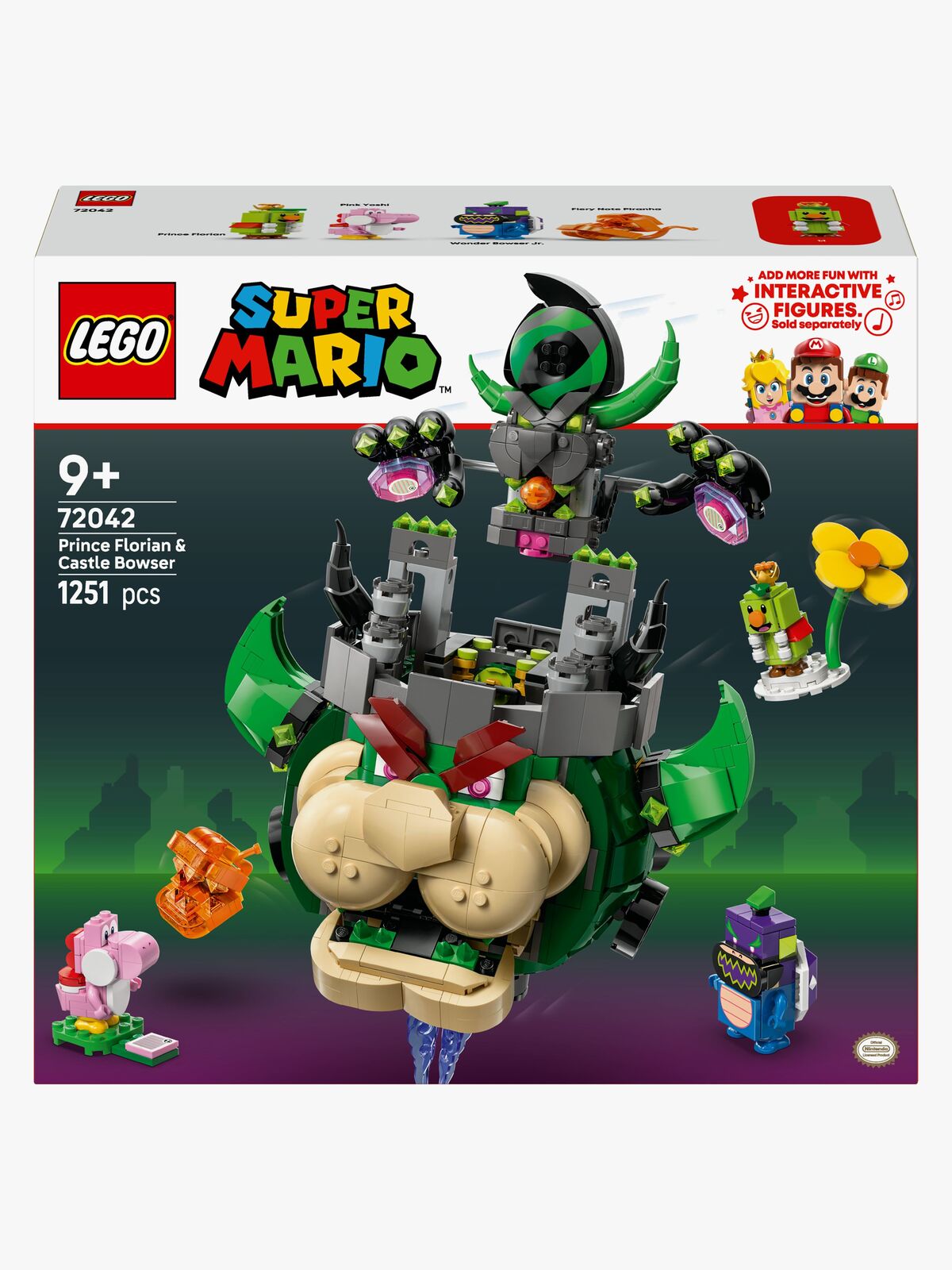 LEGO Super Mario 72042 Prince Florian og Castle Bowser