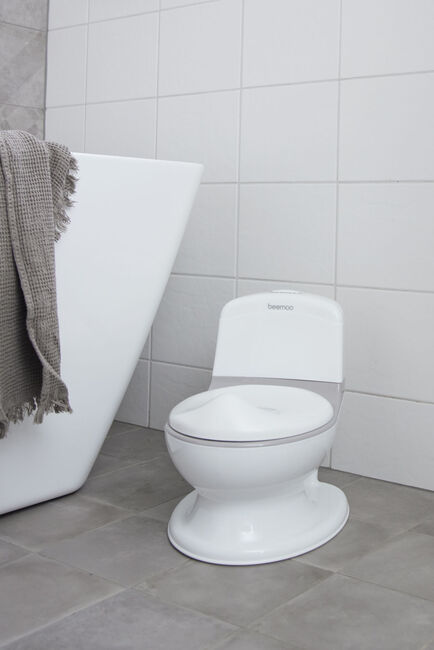 Beemoo CARE Toiletpotte med Lyd, White/Grey