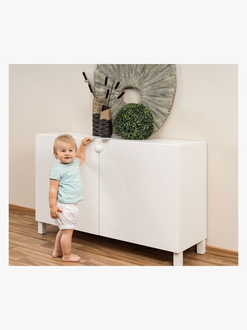 Reer Skabslås til Dobbeltdøre, Hvid