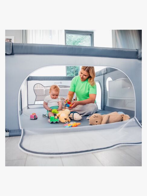 Lionelo WILLOW Kravlegård  til Barn & Baby, Grey Concrete