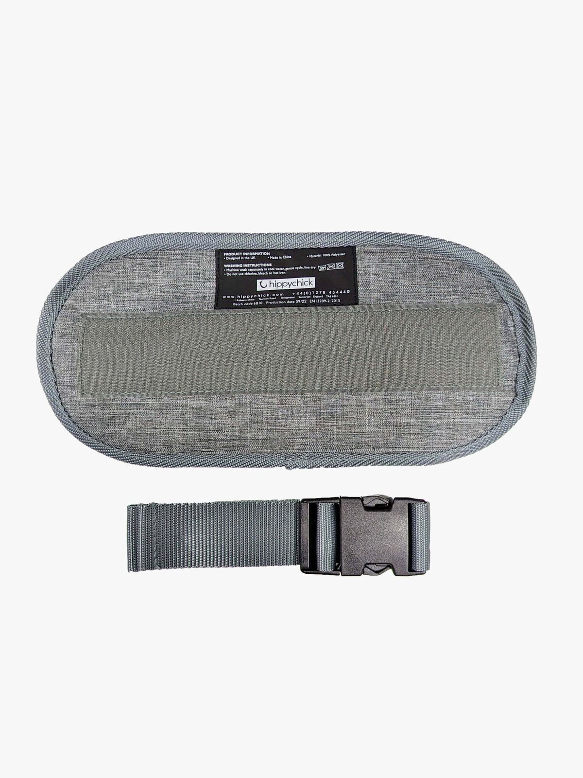 Hippychick Hipseat Bælteforlænger, Denim Grey