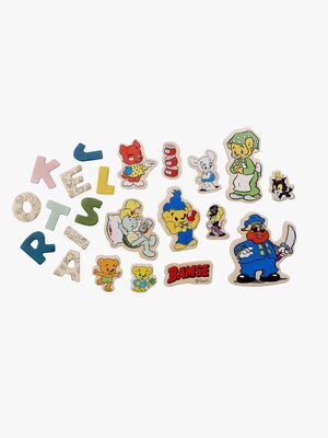 Bamse Verdens Stærkeste Bjørn Magnet Bogstaver og Figurer