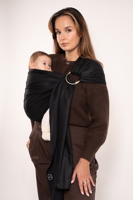 Love Radius No Knot Woven Ringslynge, Black