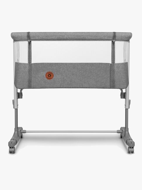 Lionelo Aurora Bedside Crib 3-i-1, Grey Concrete