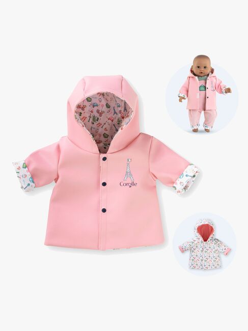 Corolle Dukketøj Vendbar Regnjakke 30 cm