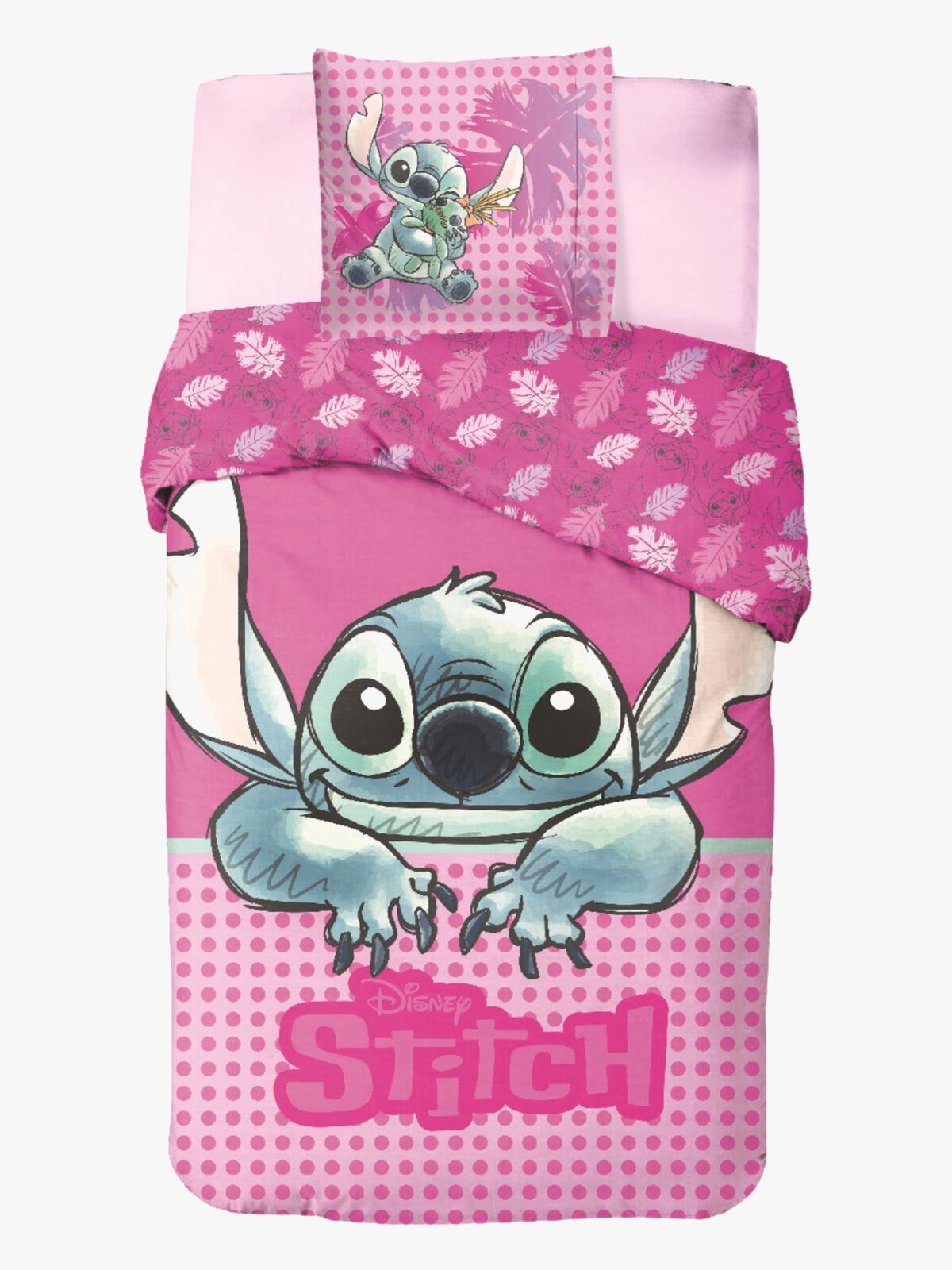 Disney Lilo & Stitch Sengesæt 140x200, Pink