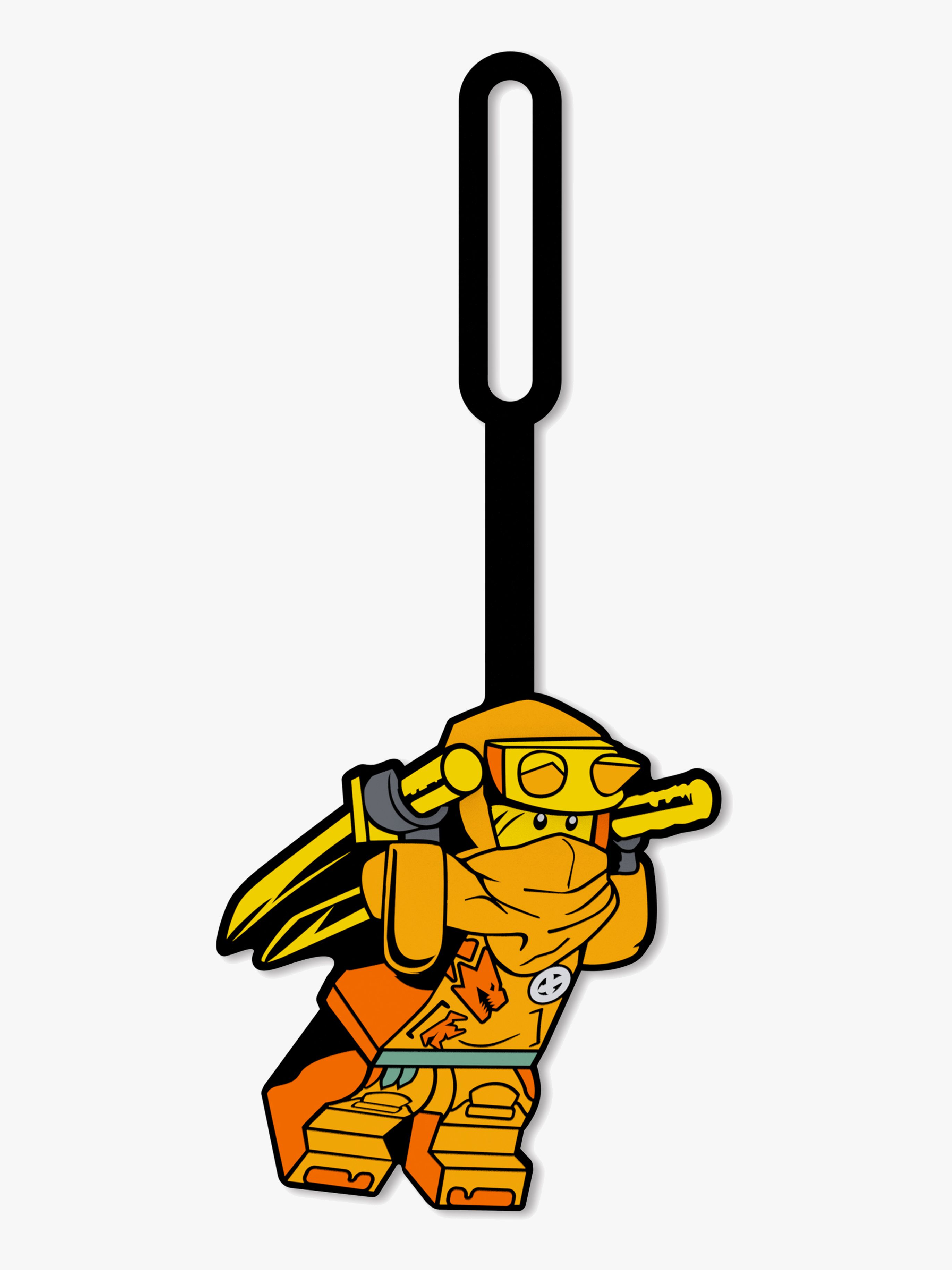 LEGO Ninjago® Bagage-tag Arin, Gul