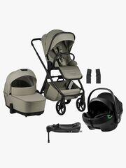 EasyWalker Zoey Duovogn inkl. Axkid GOKID Autostol Baby & Base, Sage Green