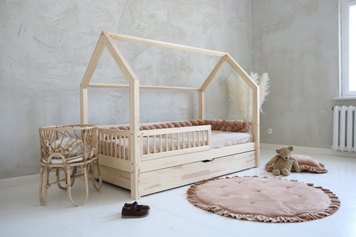 Minitude FINN Juniorseng 70x140, Natur