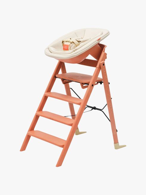 KAOS Klapp Højstol Recycled Bundle inkl Newborn Seat, Terracotta Pink 915858_2.jpg