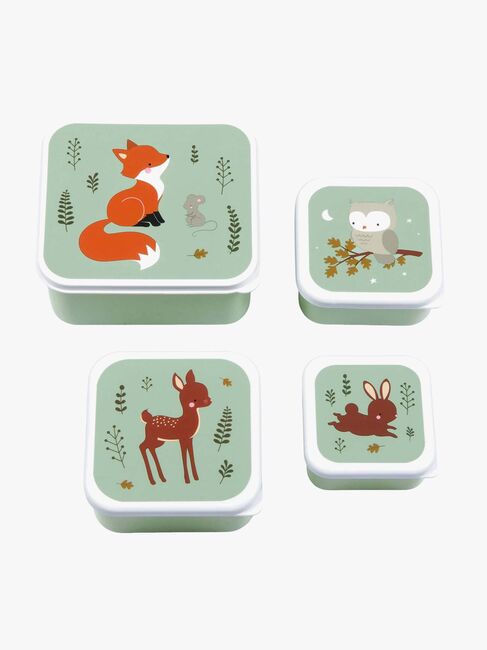 A Little Lovely Company Madkasse & Flaske, Forest Friends