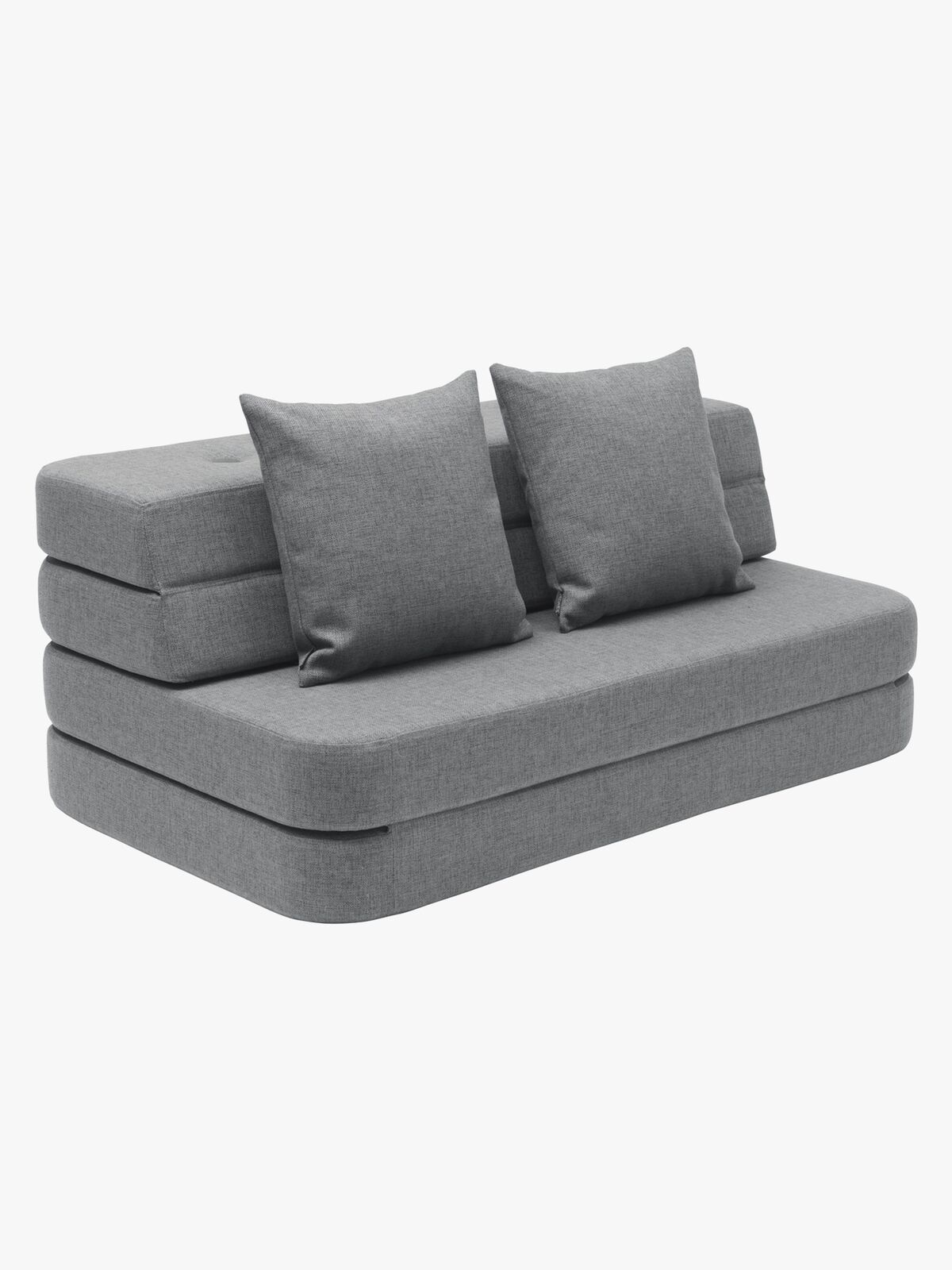 by KlipKlap 3 Fold Sofa, Mørkegrå