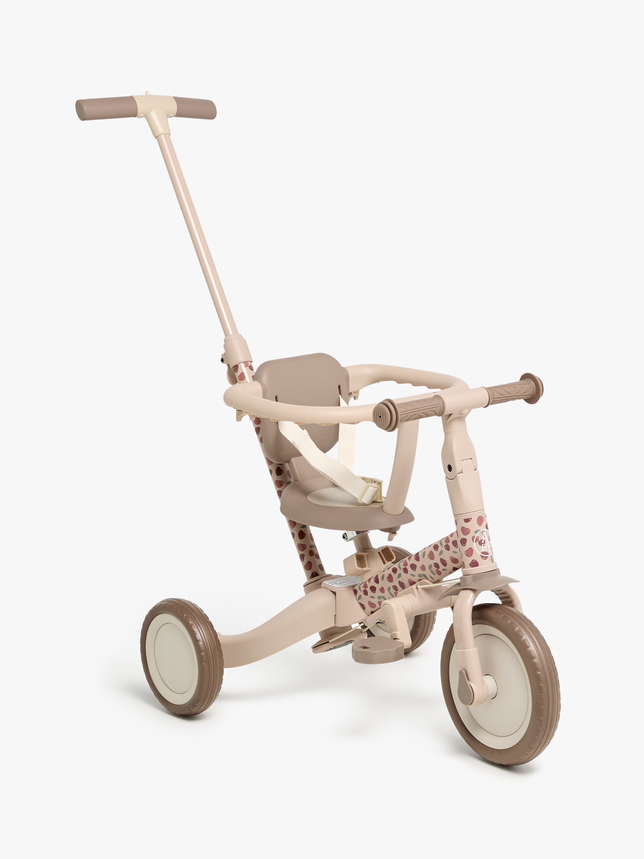 Alice &  Fox Away 4-i-1 Trehjulet Cykel, Cherry Pink