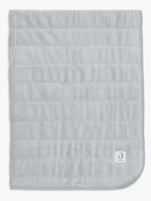 Jollein Tæppe 75x100 cm Velvet Rib, Sea Green