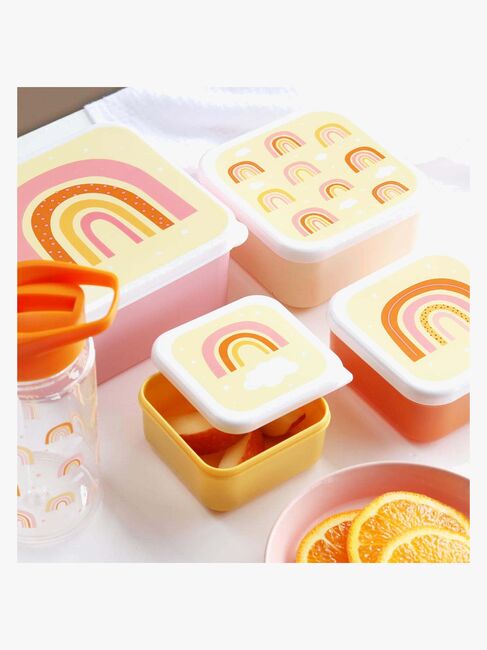 A Little Lovely Company Madkasse-sæt, Regnbue