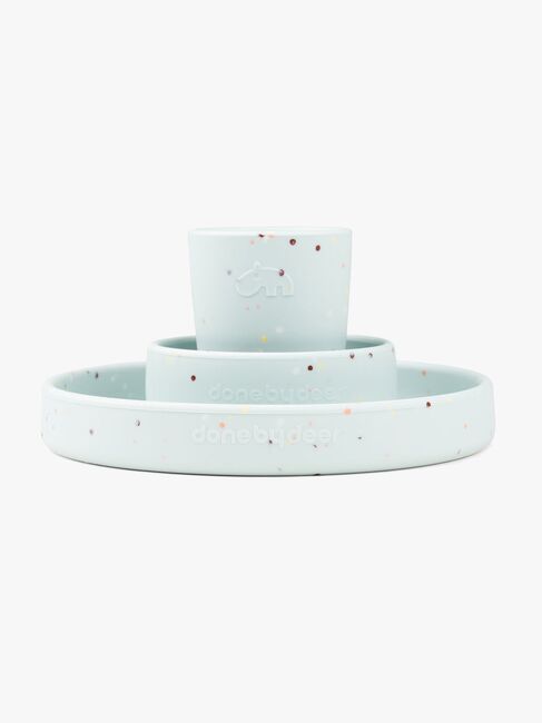 Done By Deer Confetti Børneservicer, Blå