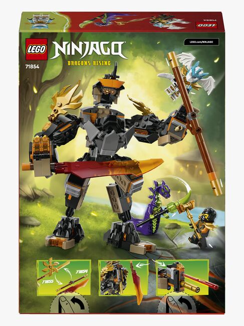LEGO Ninjago 71854 Coles missions-mech og drage-Zane