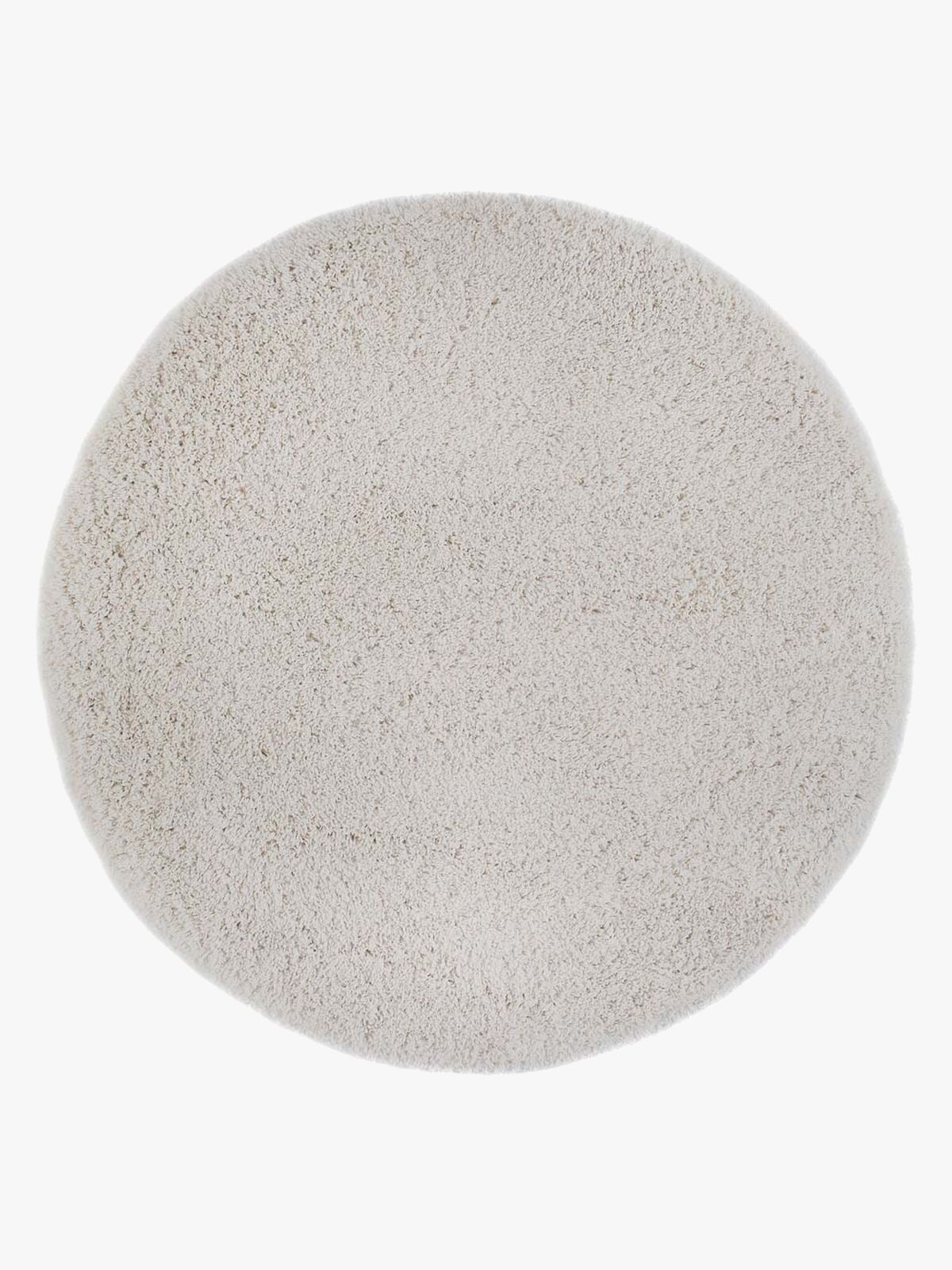 Teddy Gulvtæppe Rund 160, Hvidt