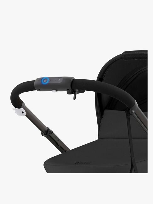 Cybex e-GAZELLE S Klapvogn, Moon Black/Black