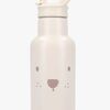 Kidzroom Beary Excited  Rustfrit stål Drikkedunk 350ml, Beige
