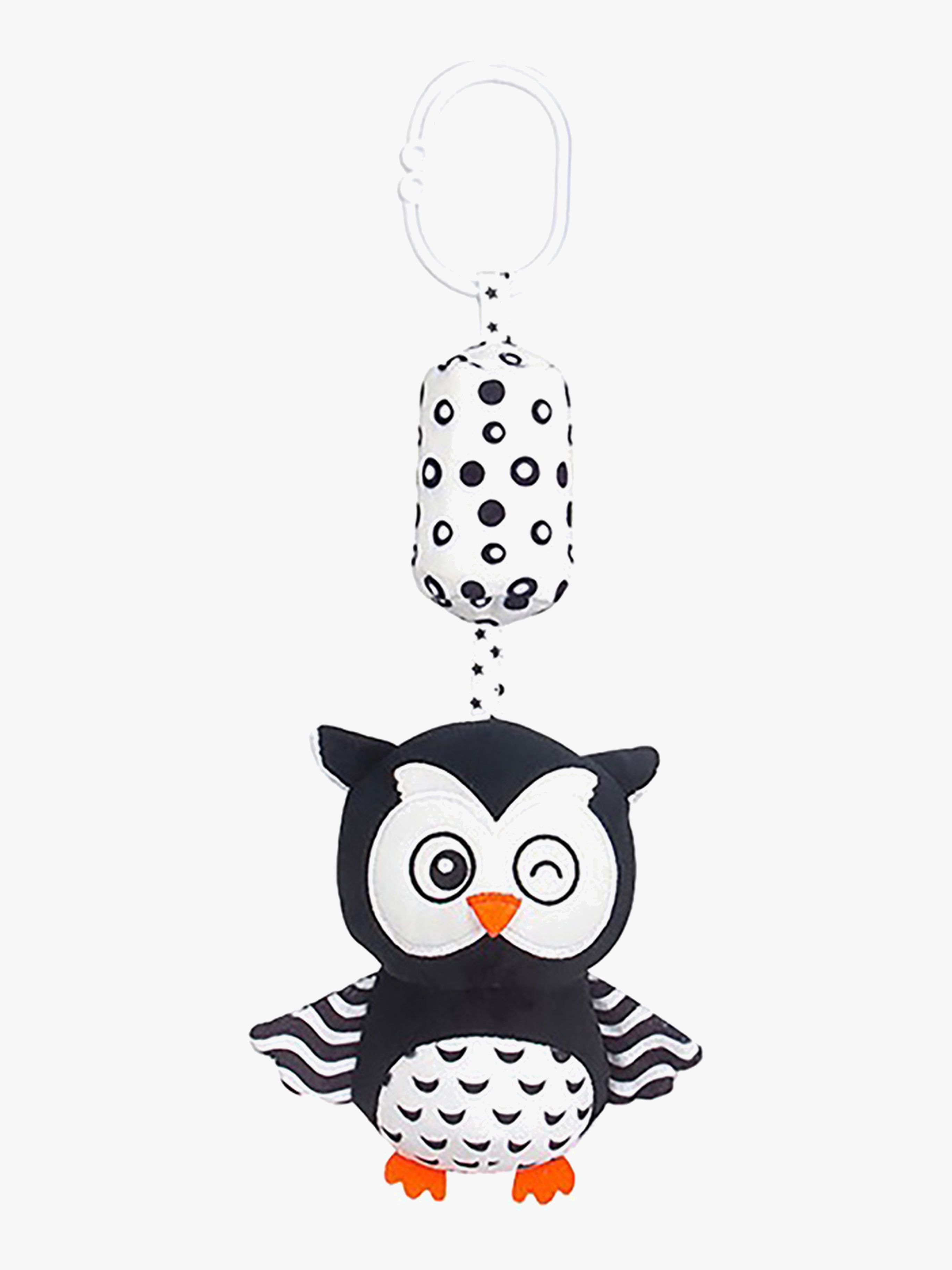 Hoogar Mr Owly Aktivitetslegetøj, Sort/Hvid