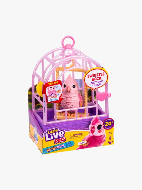 Little Live Pets Legesæt My Really Real Bird & Cage, Rosie