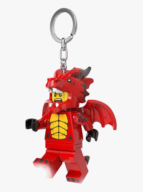 LEGO® Minifigure™ Dragedragt Dreng Nøglering med LED-lys