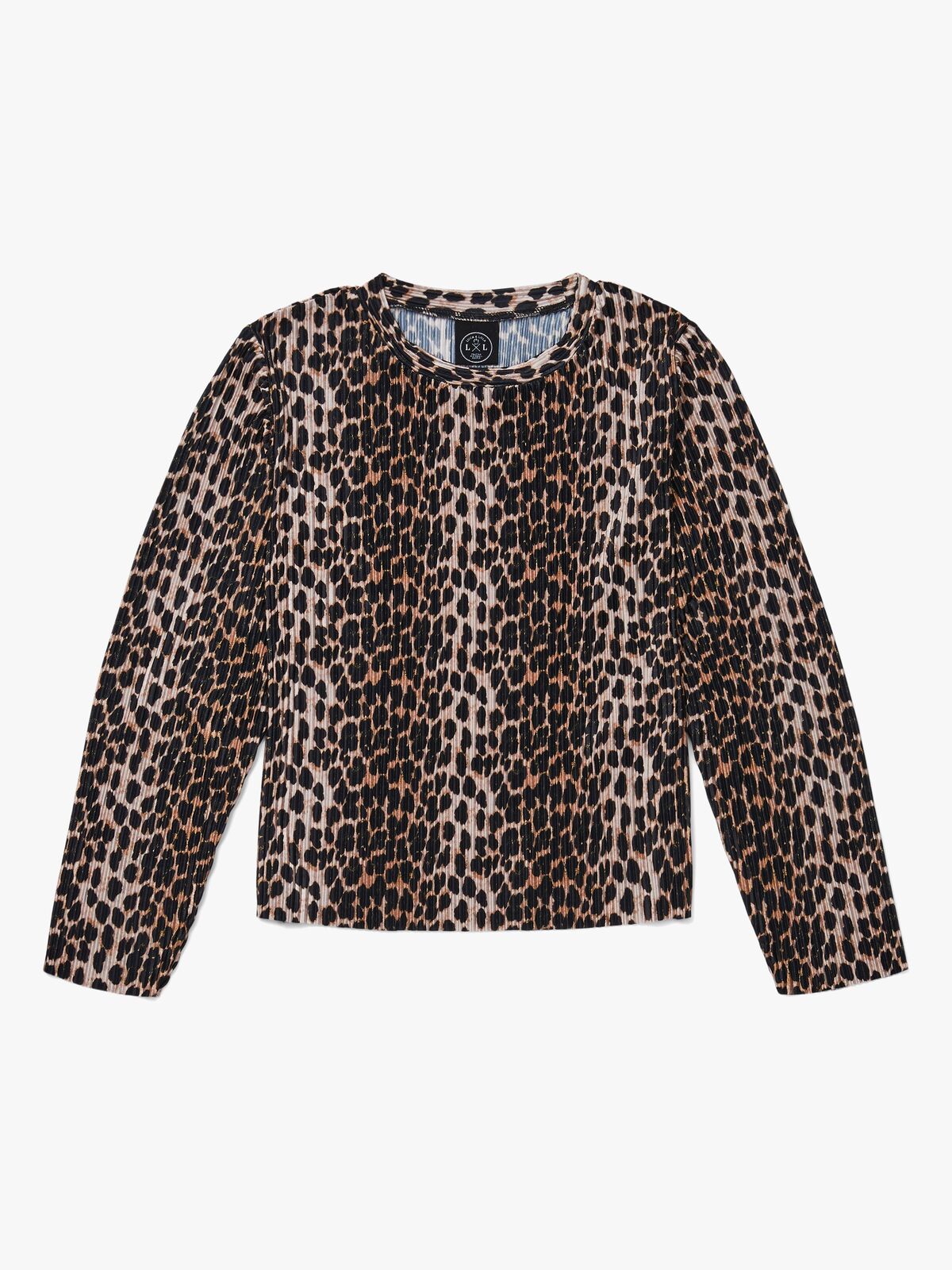 Luca & Lola Elettra Langærmet Top, Leopard