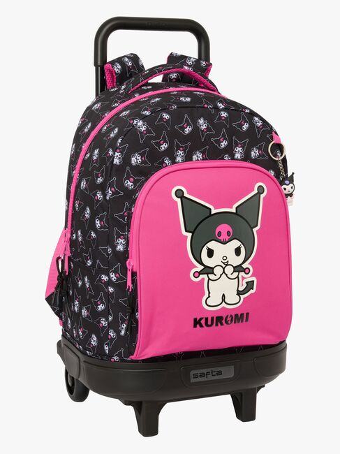 Hello Kitty Kuromi  Kompakt Koffert 33L, Lyserød/sort