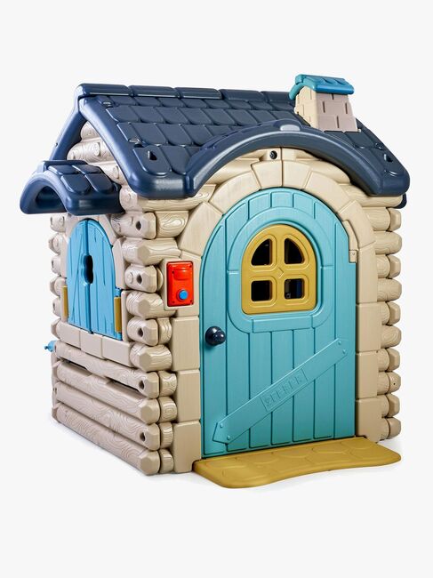 FEBER Casual Cottage Legehus med Lyd, Blå/Grå