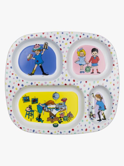 Pippi Langstrømpe Fødselsdag Opdelt Tallerken