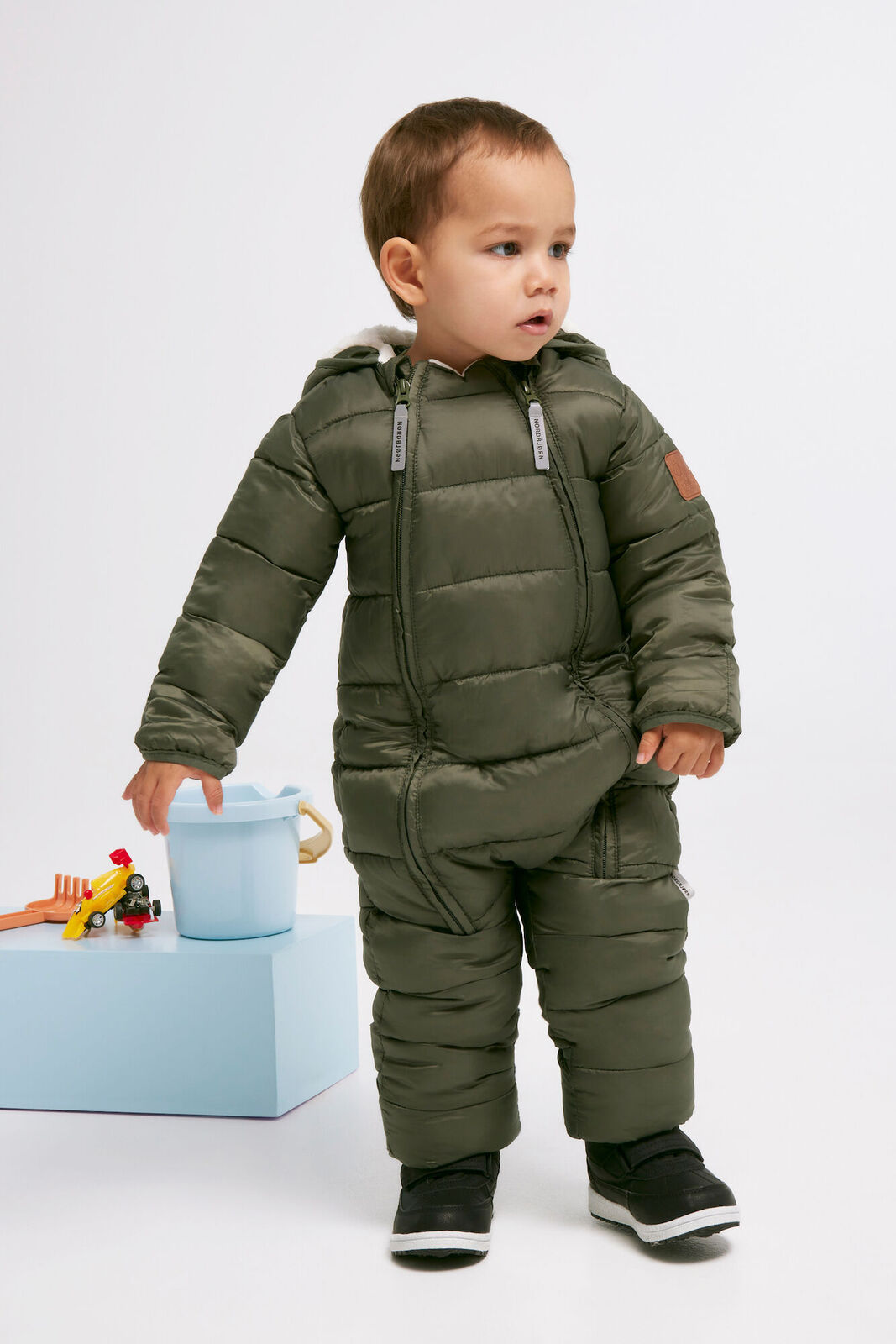 Nordbjørn Pilecub Babyflyverdragt, Green Thyme