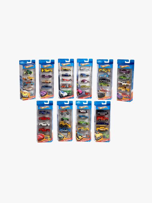 Hot Wheels Basic Biler 5-pak Blandet Udvalg