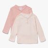 Luca & Lola Siena Langærmet T-shirt 2-pak, Pink