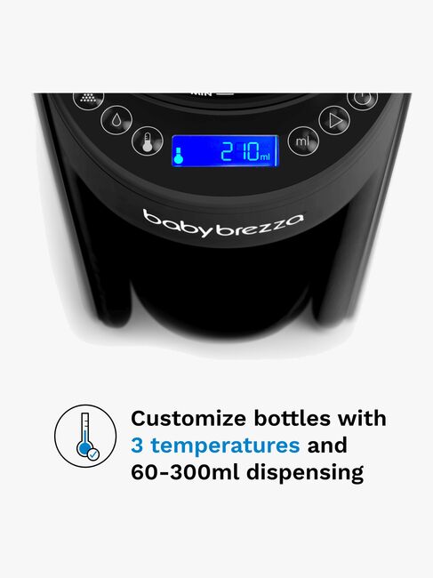 Baby Brezza Formula Pro Advanced Modermælkserstatnings- og Vællingemaskine, Black